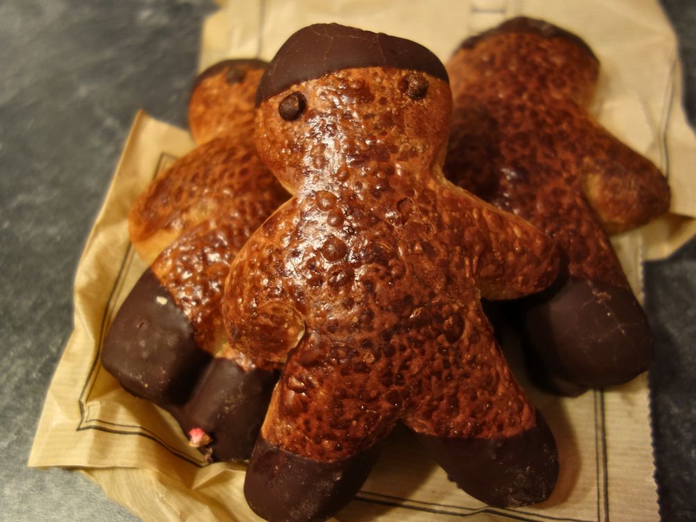 クリスマスの人形パン