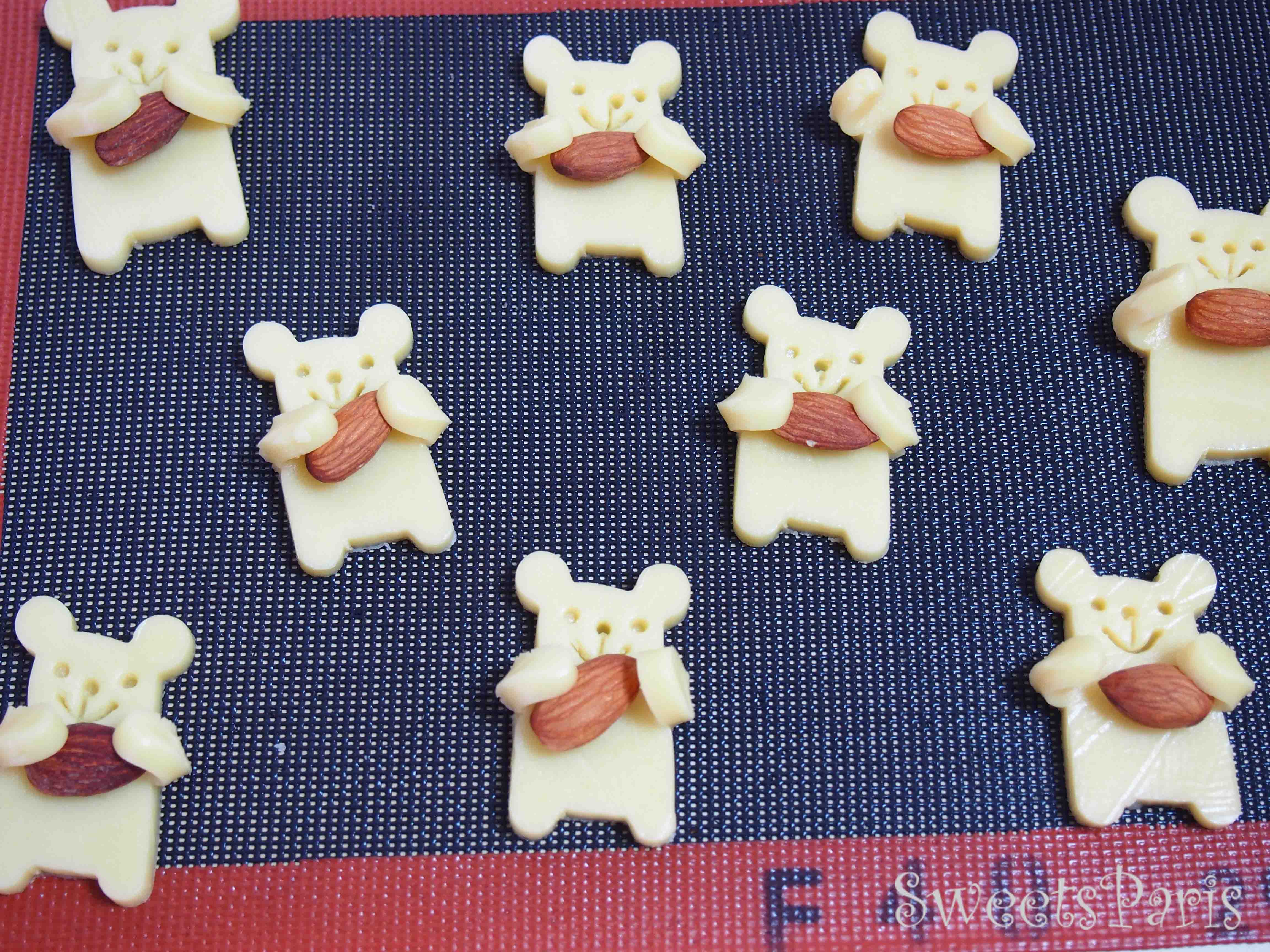 プレゼントに最適!くまの型抜きクッキーの作りかた*Recette de Sablé