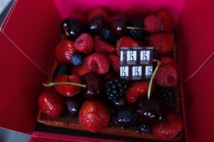 赤い果実の果物 fruits rouges フランス語単語