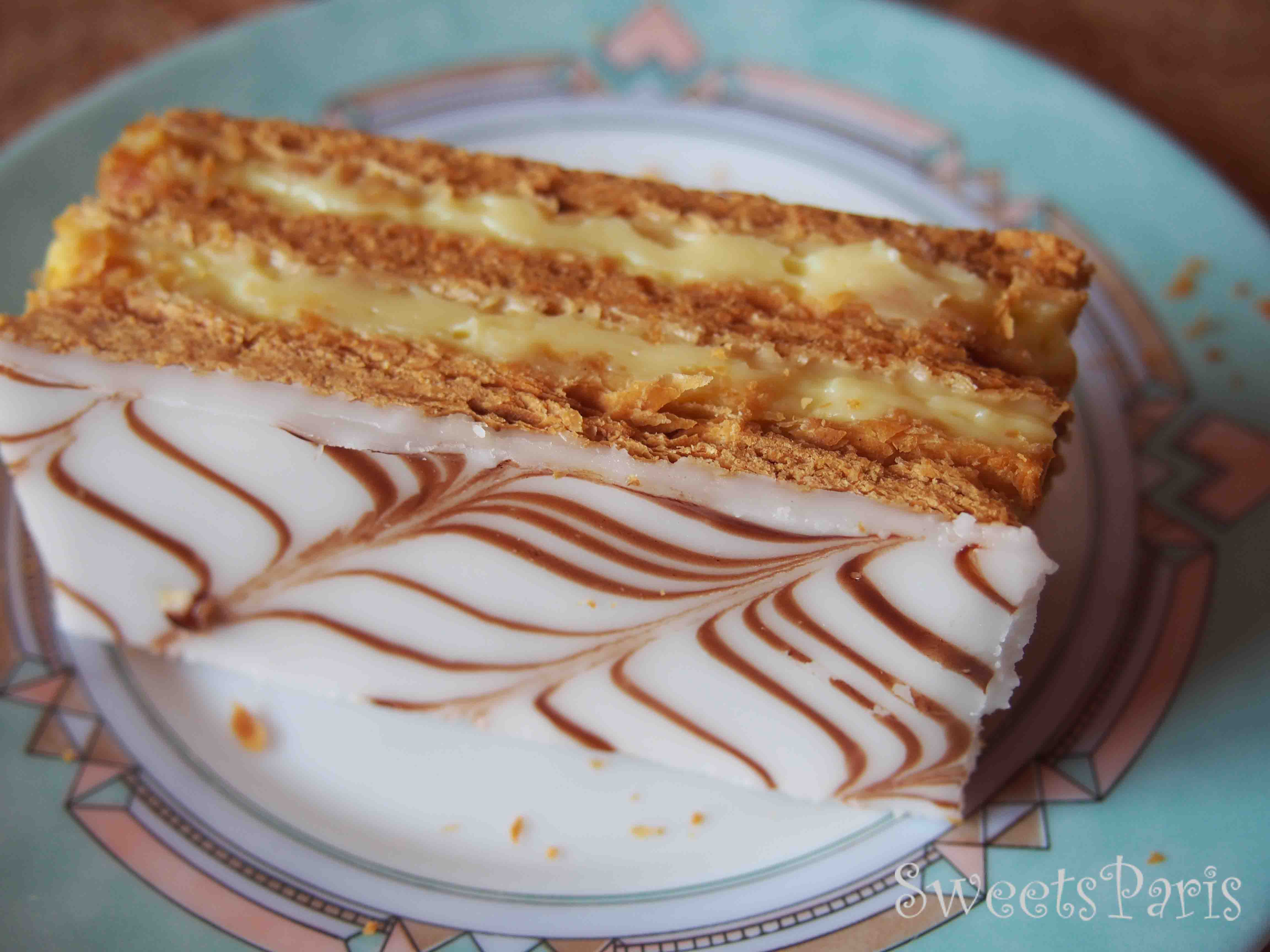 フランスのミルフィーユの食べ方 millefeuille