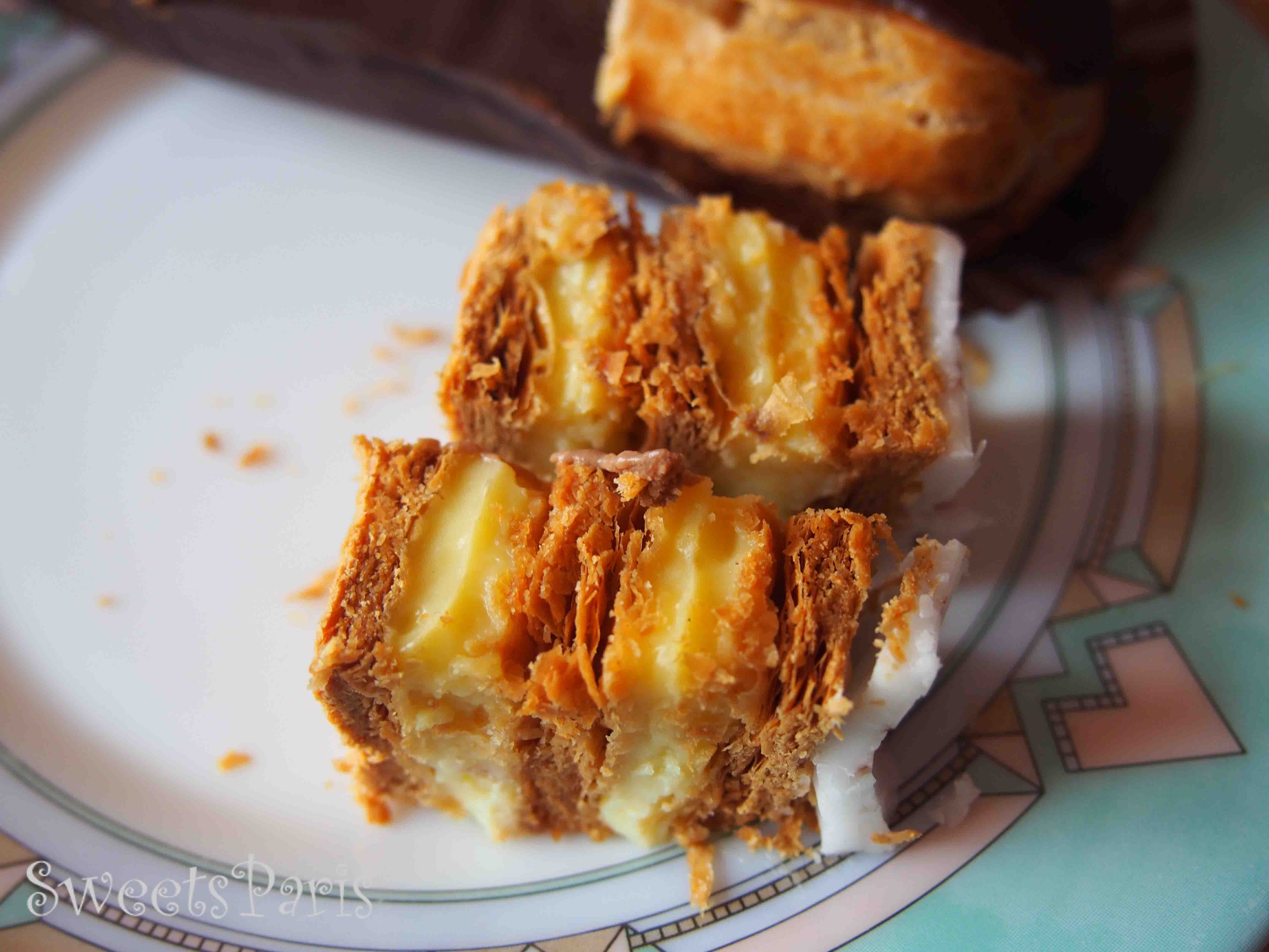 フランスのミルフィーユの食べ方 millefeuille