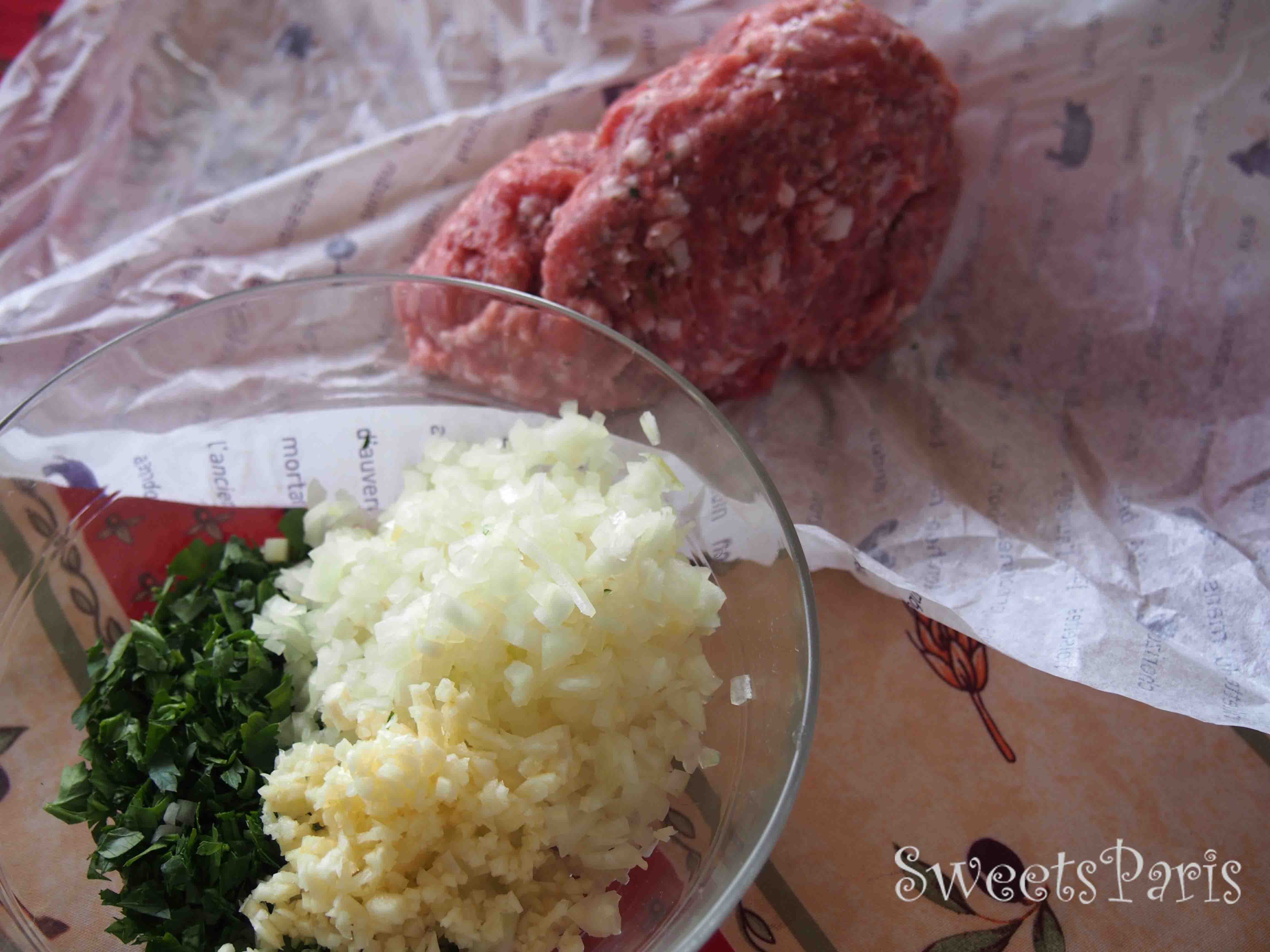 トマトファルシのレシピ recette tomates farcies