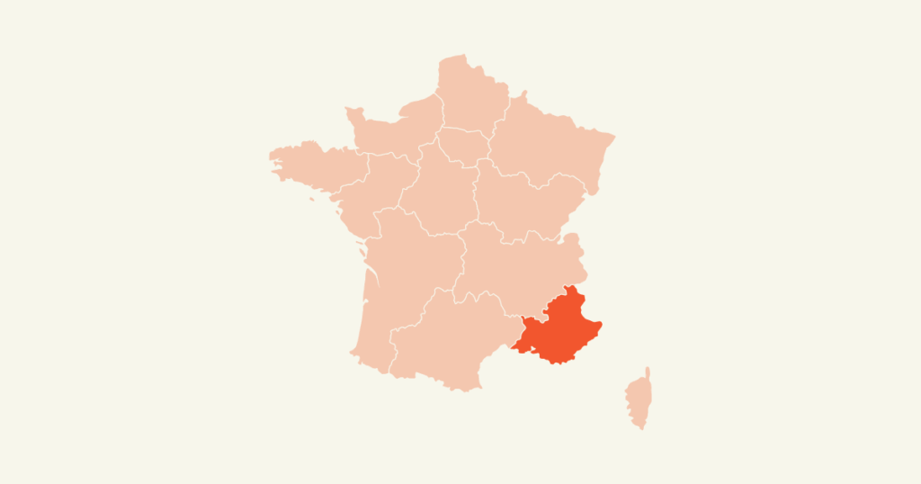 プロヴァンス＝アルプ＝コート・ダジュール– Provence-Alpes-Côte d'Azur (PACA) –