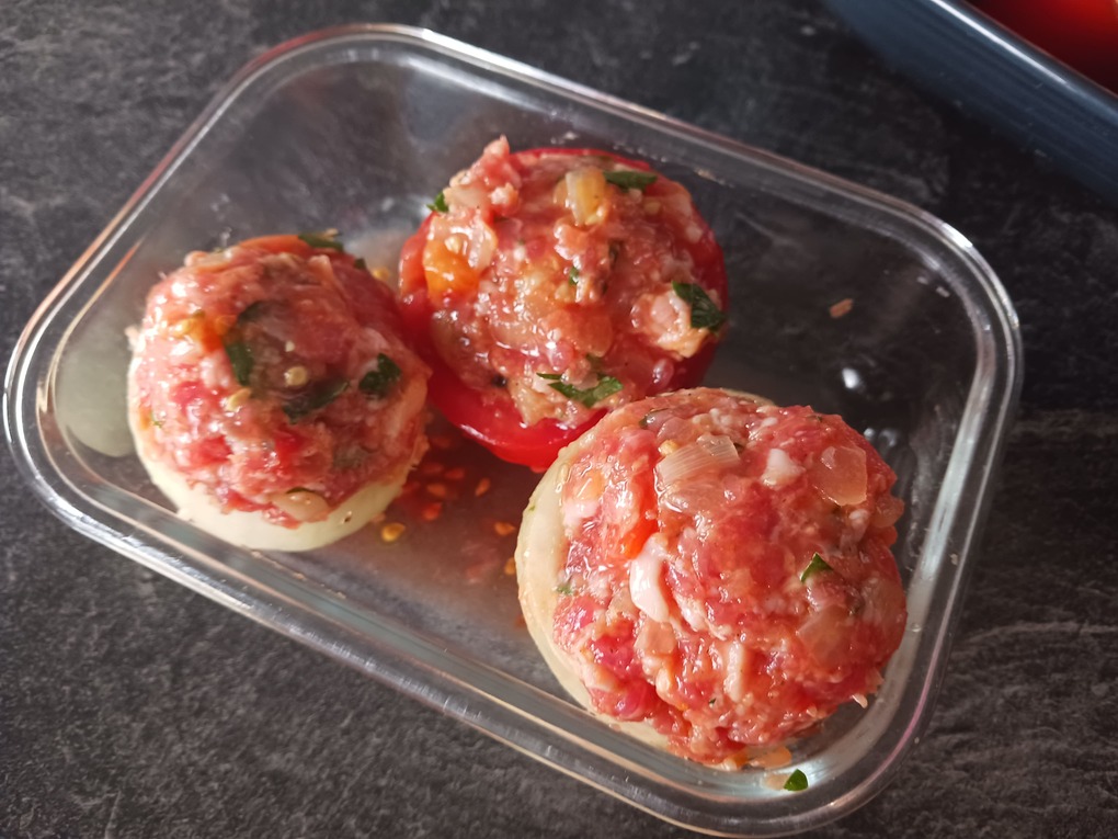 トマトファルシのレシピ Tomates farcies