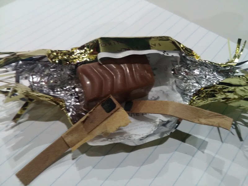 クリスマスのチョコレート菓子パピヨット