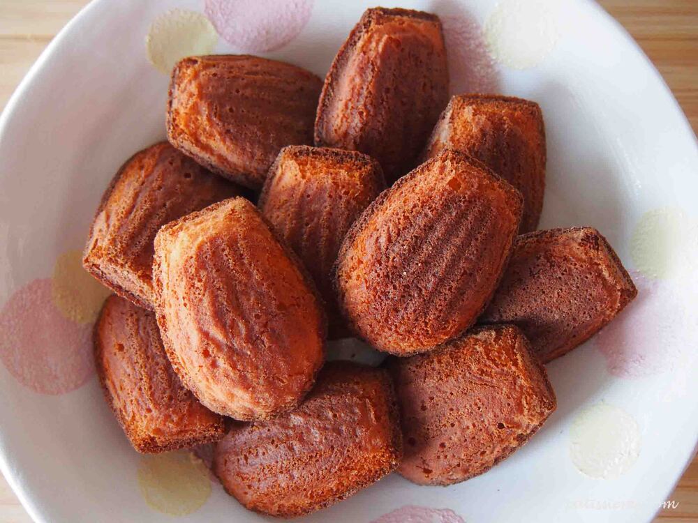 ふわふわしっとりな蜂蜜マドレーヌの作りかた