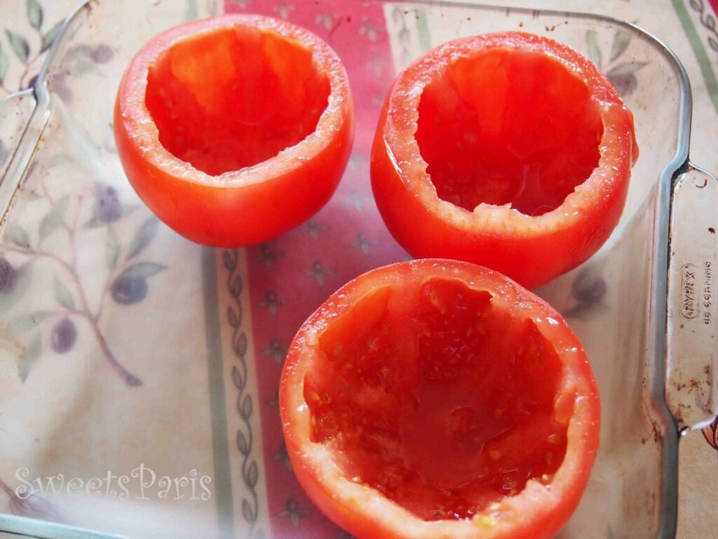 トマトファルシのレシピ Tomates farcies