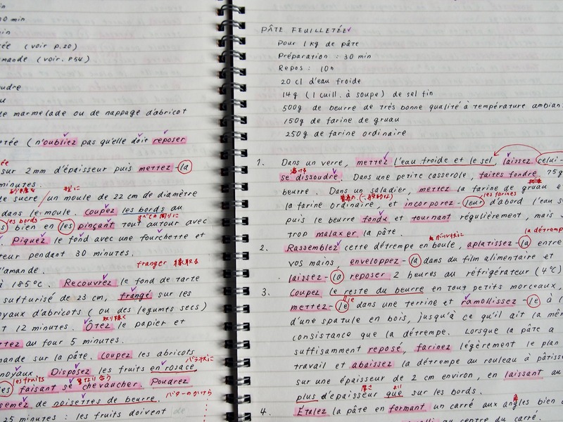 フランス語ノート