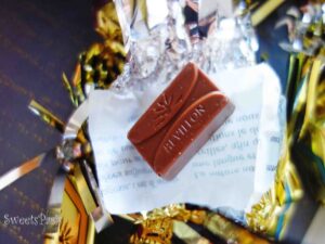 クリスマスのチョコレート菓子パピヨット