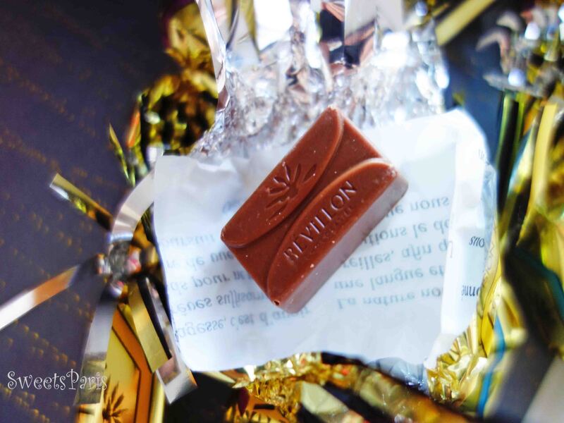 クリスマスのチョコレート菓子パピヨット