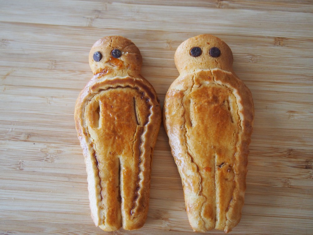 クリスマスの人形パン