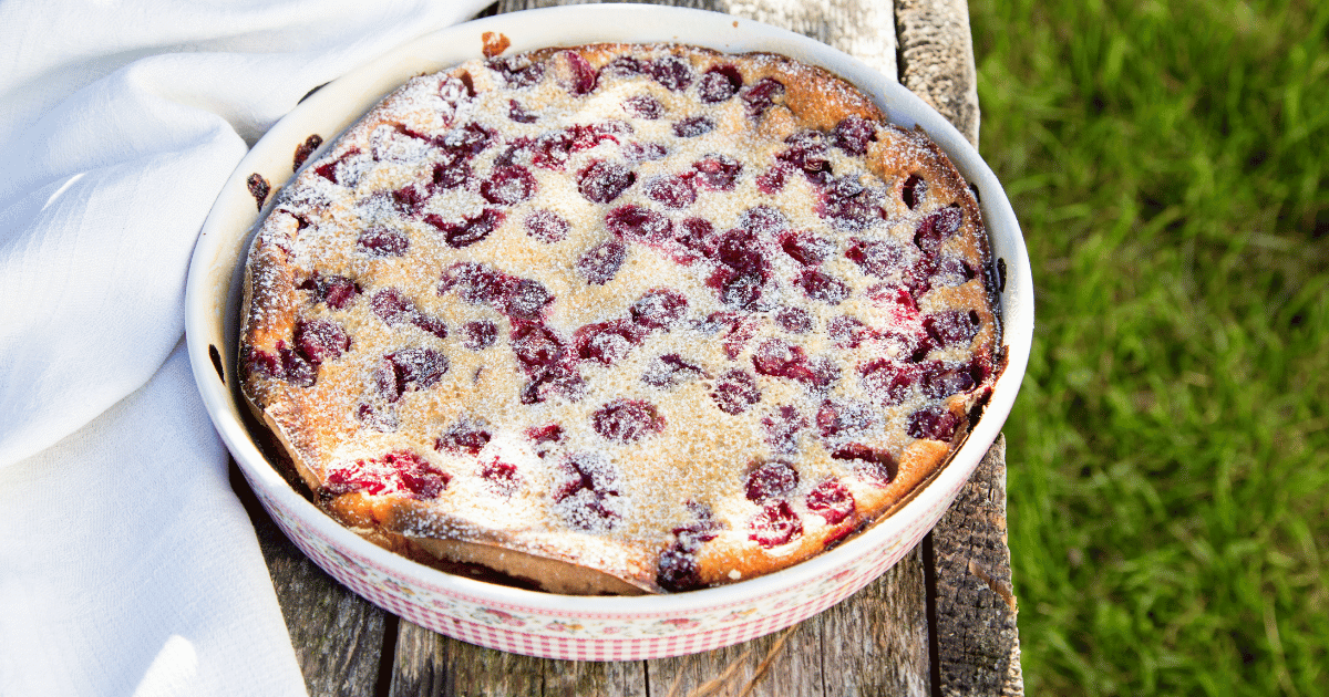 さくらんぼのクラフティ（Clafoutis）