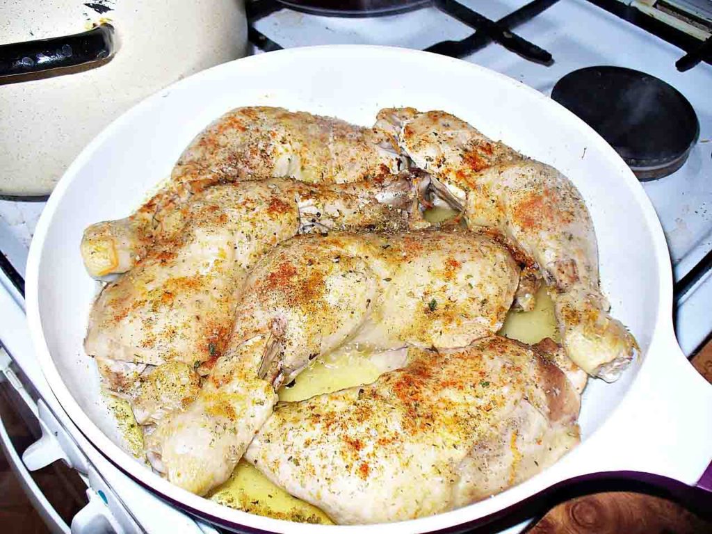 骨付きチキンのハーブ焼きの作りかた