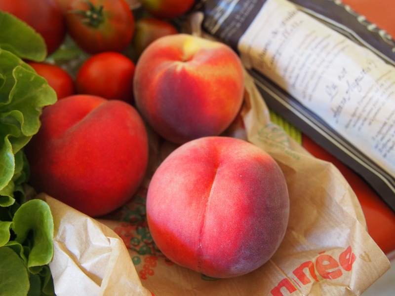 桃 pêche フランス語単語