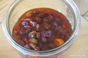 ドライフルーツの洋酒漬けのレシピ