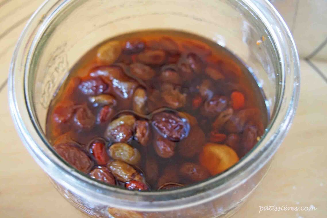 ドライフルーツの洋酒漬けのレシピ