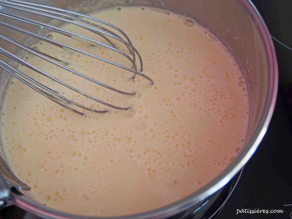 クレームアングレーズのレシピ