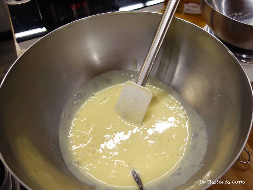 クレームアングレーズのレシピ