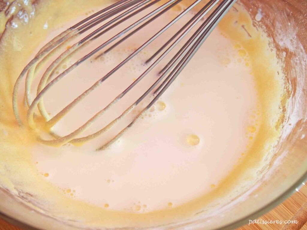 クレームパティシエールのレシピ